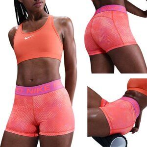 NWT NIKE PRO 365 Spot Shorts Women's Size XS Playful Pink/Hot Punch/Playful Pink